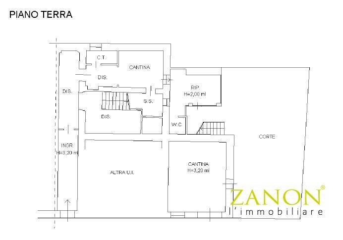 Foto 43 - Quadrilocale Via del Santo, Gorizia - planimetria 1