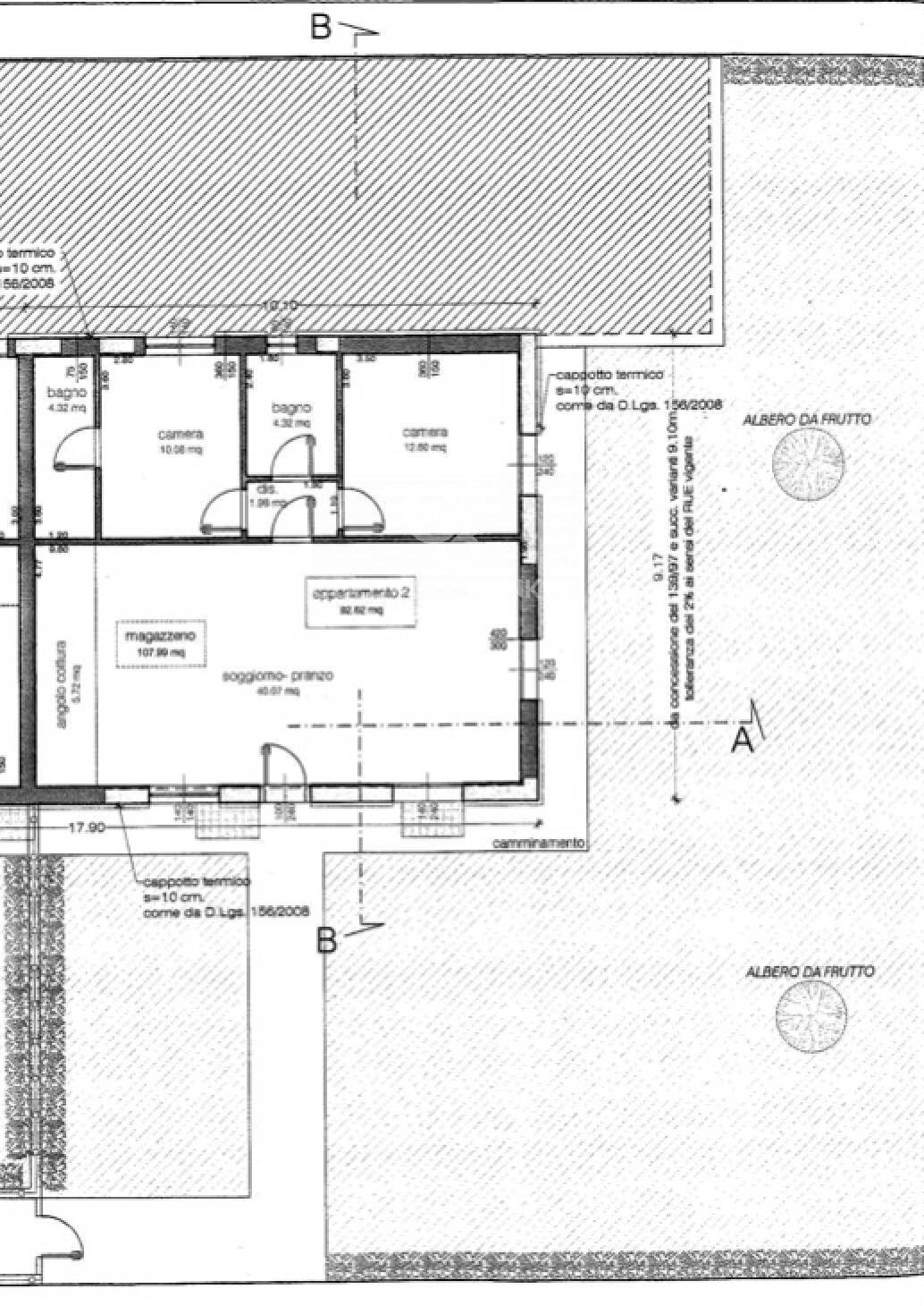 Foto 14 - Casa semi indipendente Viale Venezia
 
53, Riccione - planimetria 1