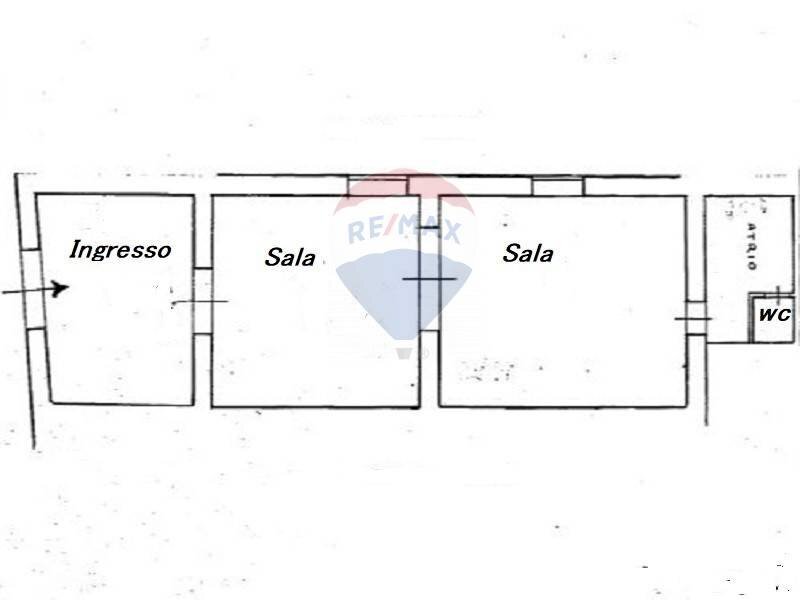 Pianta 2D - Commercial Premises Palermo - floor plans 1