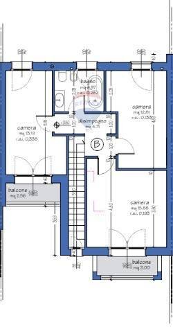 Pianta 2D - Villa a Schiera VIA FRATELLI DI DIO, Busto Arsizio - planimetria 1
