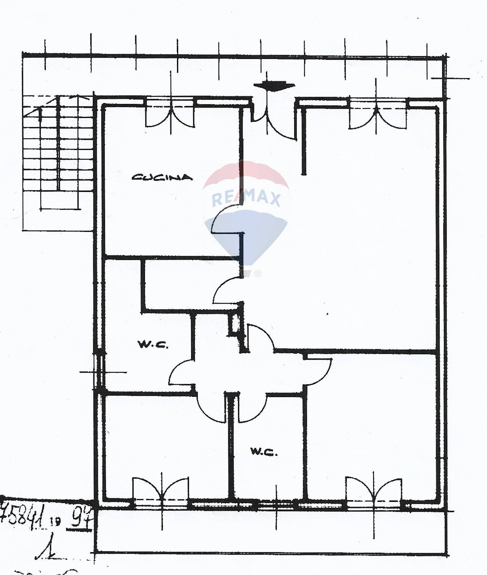 Pianta 2D - Three-room apartment Via Trincea delle Frasche, Fiumicino - floor plans 1