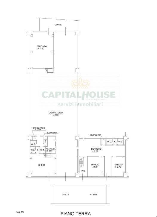 Foto 7 - Capannone via calcinaro, Cesena - planimetria 1