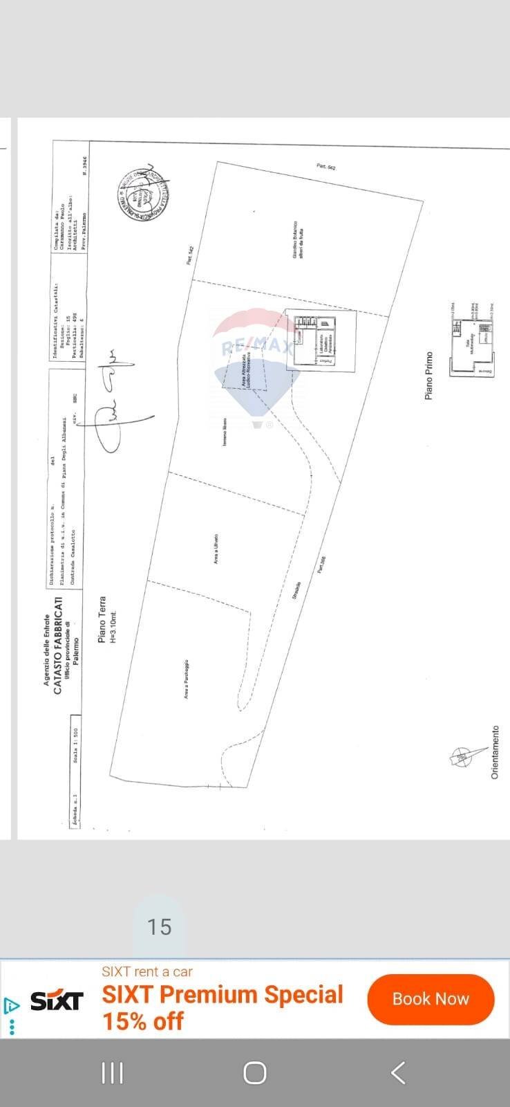 Pianta 2D - Casa semi indipendente CONTRADA CASALOTTO, Piana degli Albanesi - foto 2