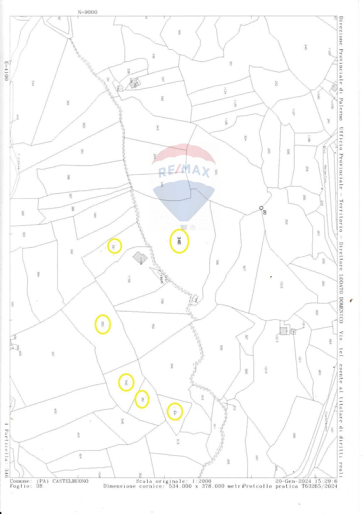 Pianta 2D - Building land Contrada Margiazzi, Castelbuono - photo 3