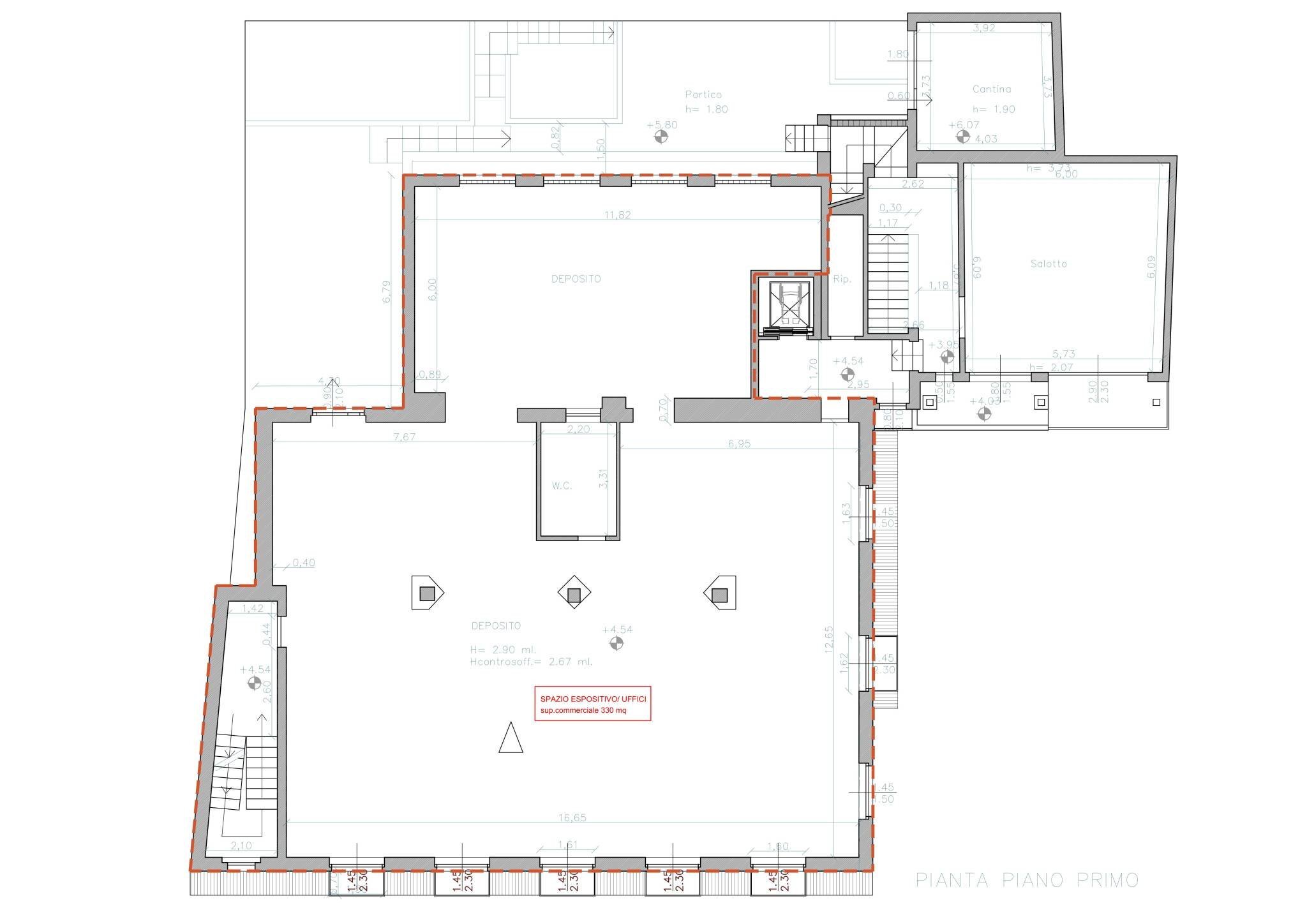 Ufficio via Piave, 90, Azzate - planimetria 1