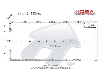 Planimetria - Capannone via Gaspare Pagani, Modena - foto 8