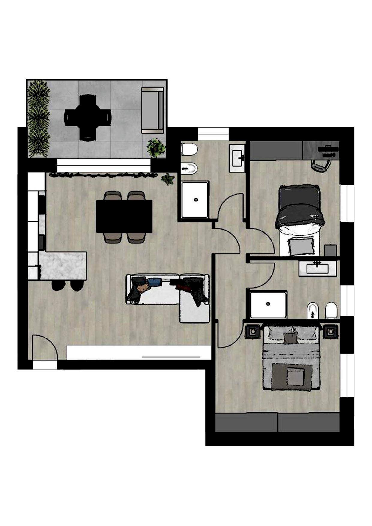 Three-room apartment Maranello - photo 3