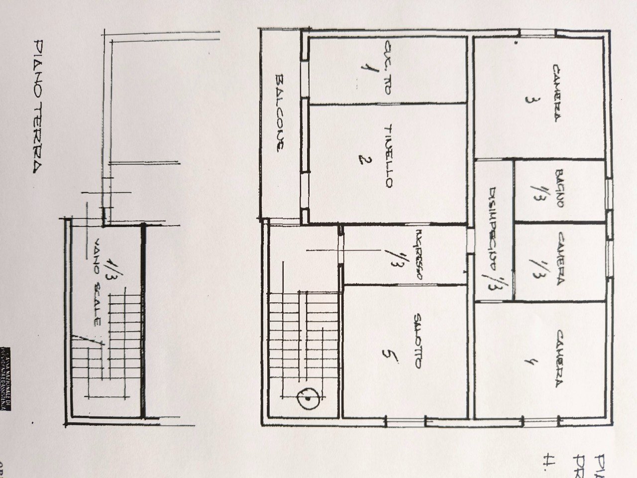 Villa Bifamiliare Nonantola - planimetria 1