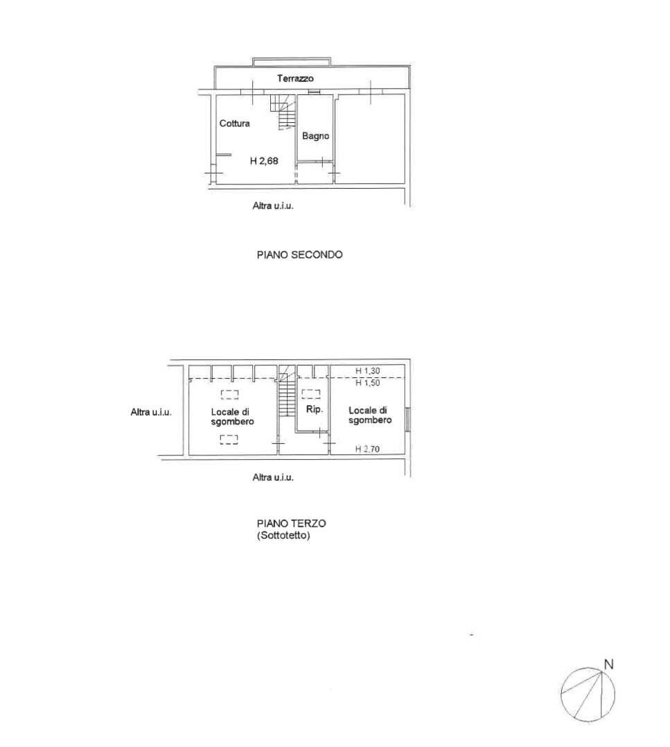 Foto 30 - Four-room apartment VIA CASE BIANCHE, Calcinaia - floor plans 1