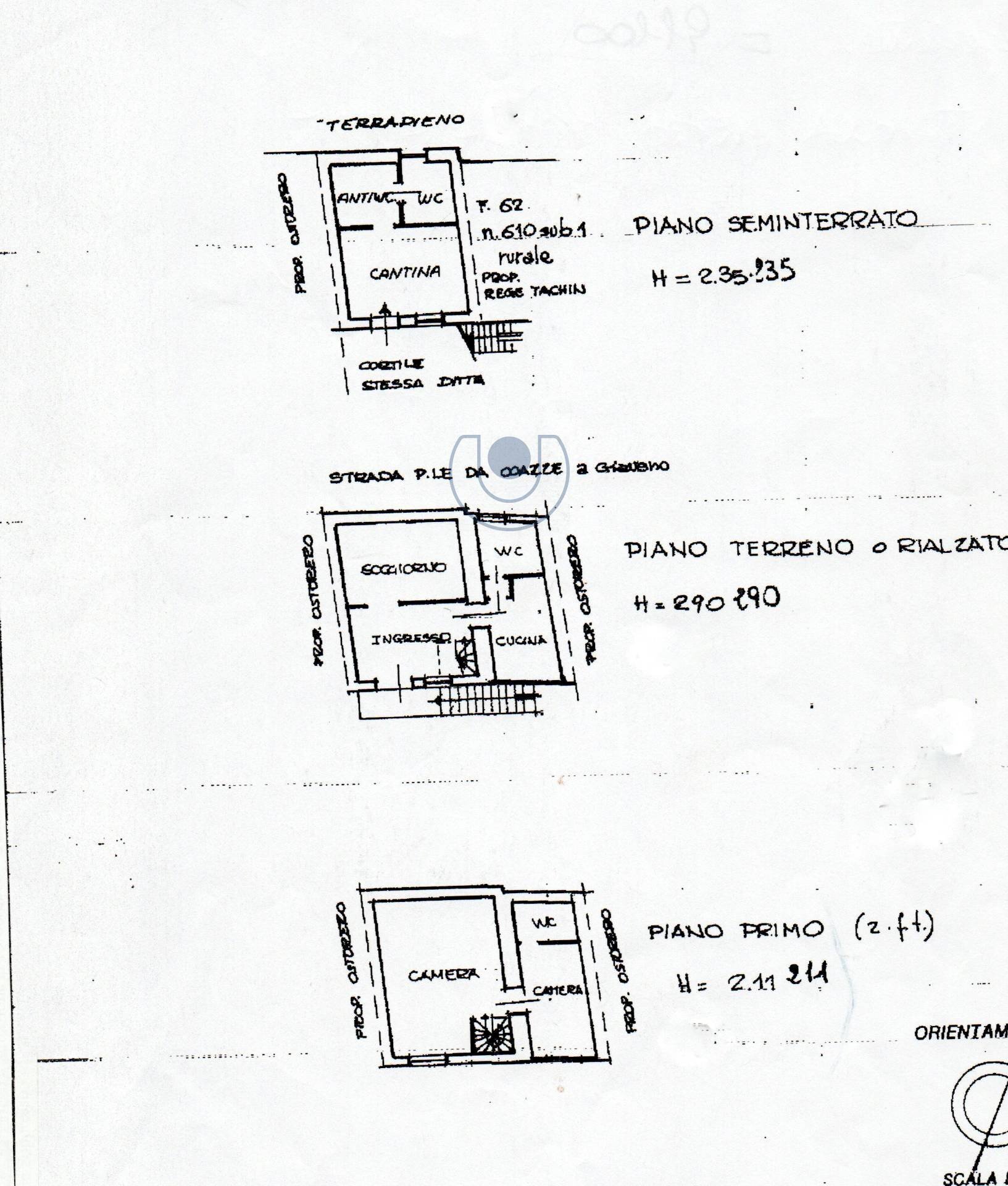 Foto 35 - Semi-detached house BORGATA SAVOIA
 
4, Coazze - floor plans 1