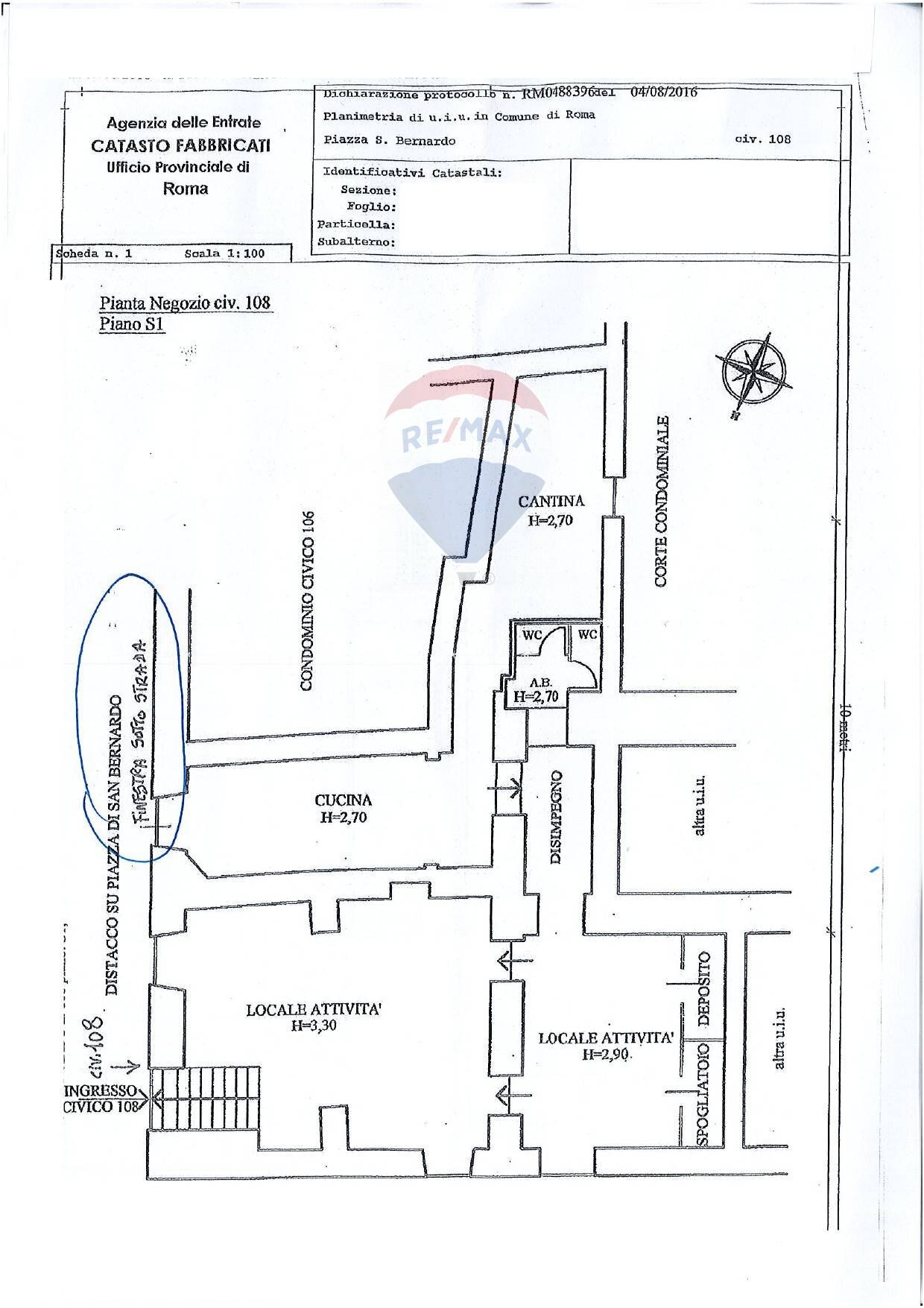 Pianta 2D - Shop Piazza San Bernardo
 
108, Roma - floor plans 1