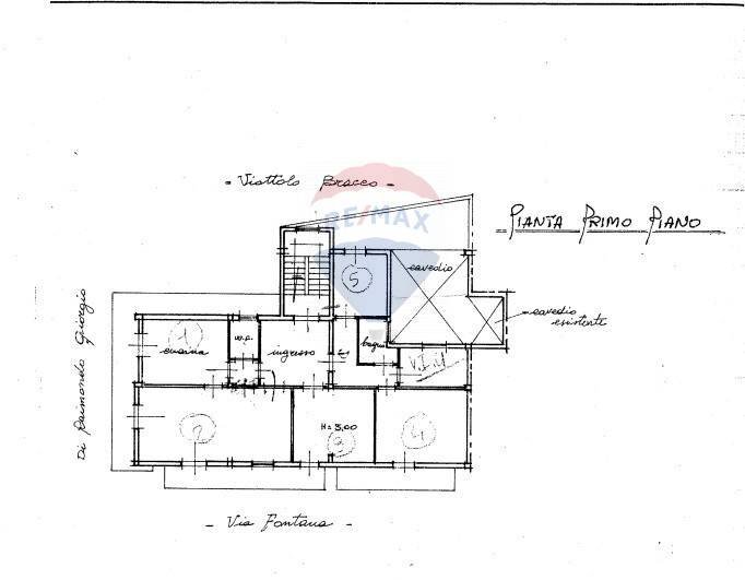 Pianta 2D - Appartamento via Fontana
 
348, Modica - planimetria 1