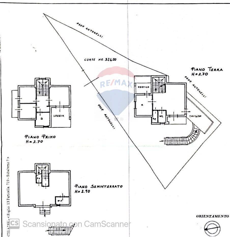 Pianta 2D - Villa via Della Panoramica
 
9, Altofonte - floor plans 1
