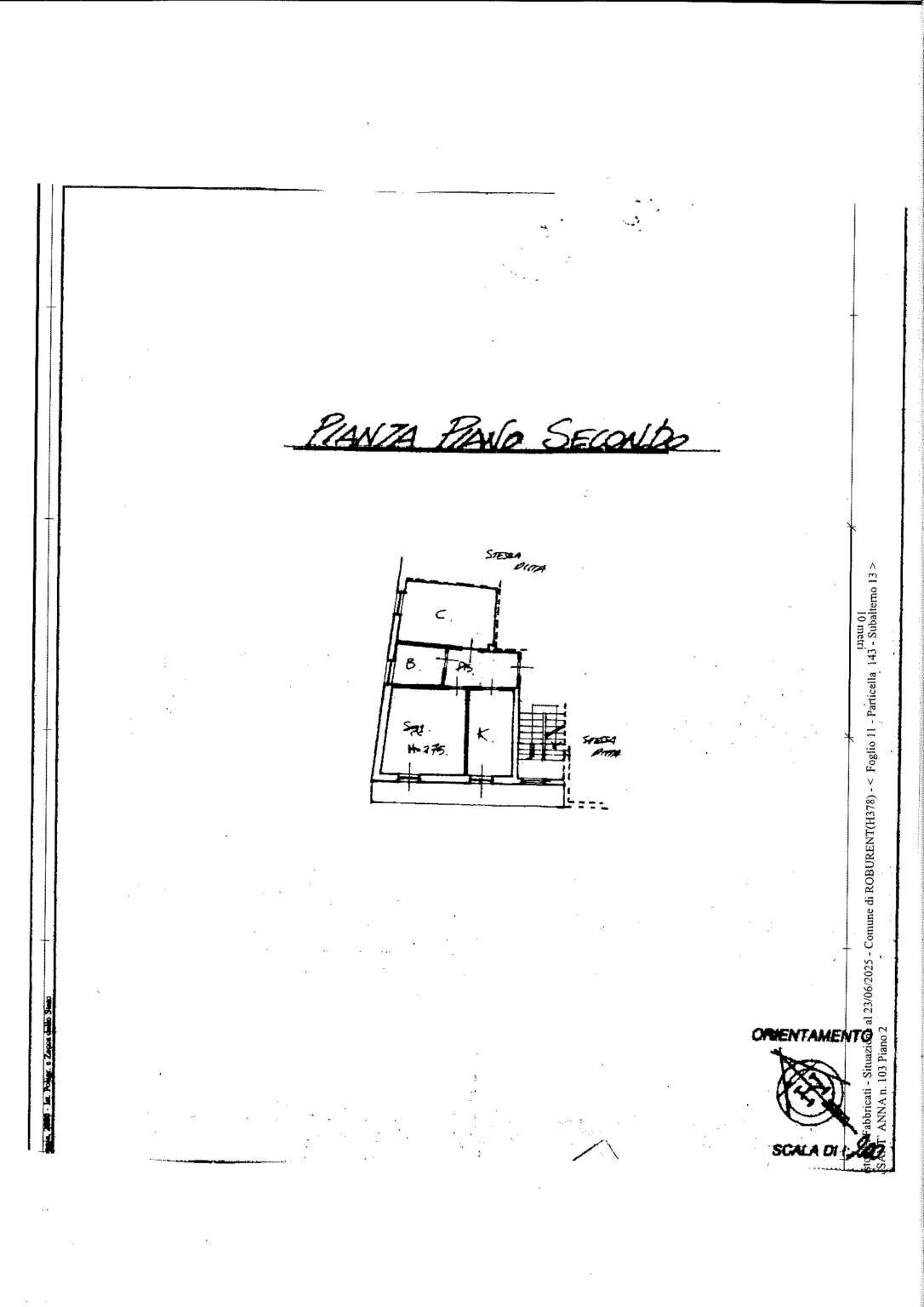 Three-room apartment via Sant'Anna, 101, Roburent - floor plans 1