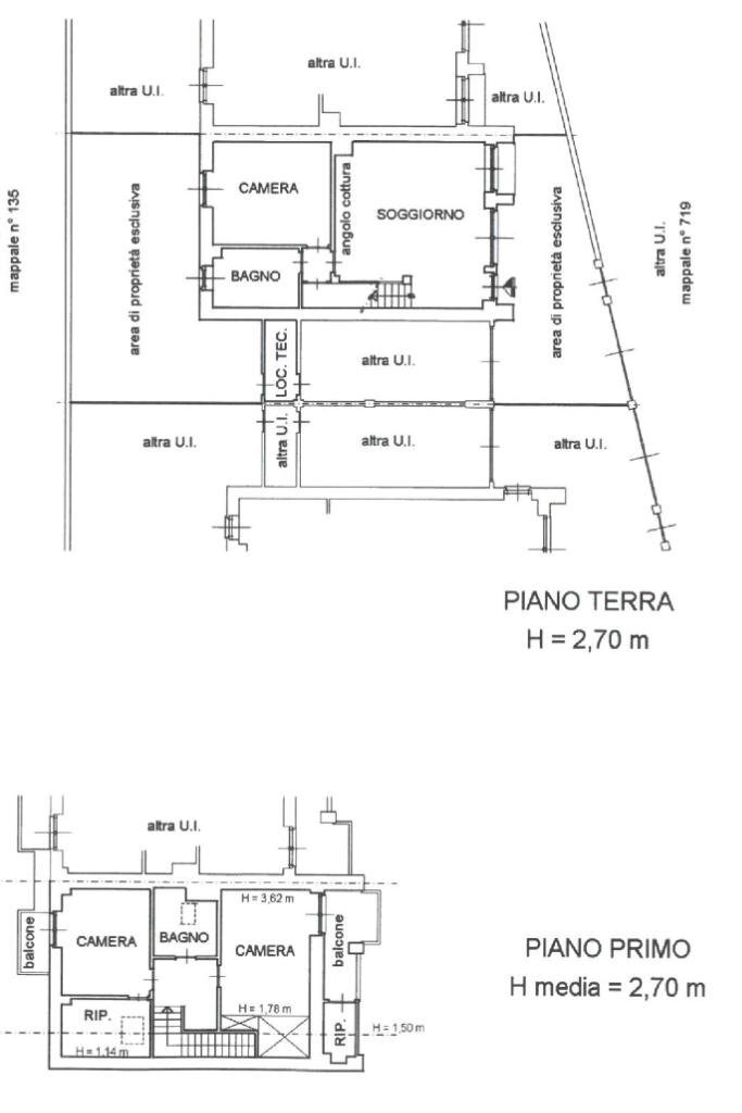 Porzione di casa Via Gaidano, Vinovo - planimetria 1