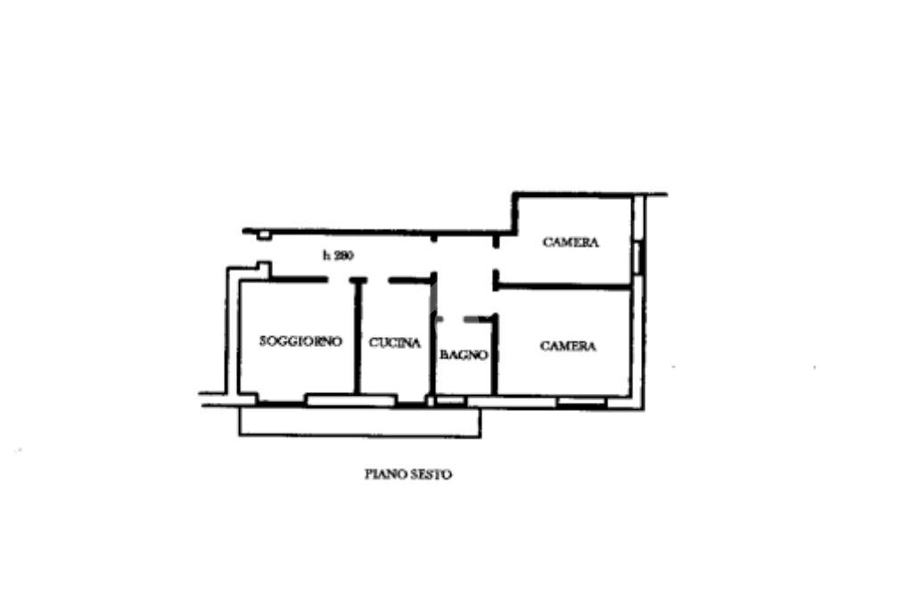 Quadrilocale Via c. di V. veneto, Valdilana - planimetria 1