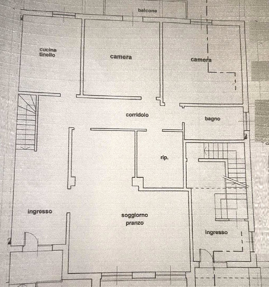 Quadrilocale Empoli - planimetria 1