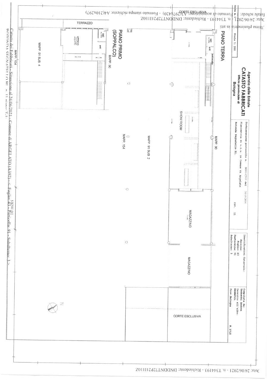 Shed Argelato - floor plans 1
