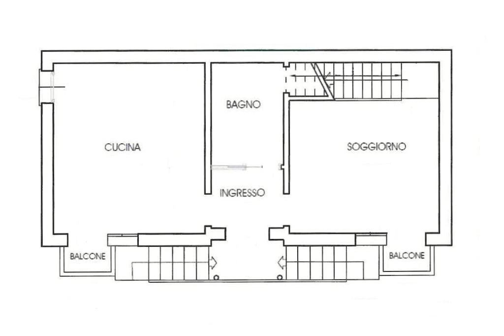 Casa indipendente Via Roma, Galliera - planimetria 1