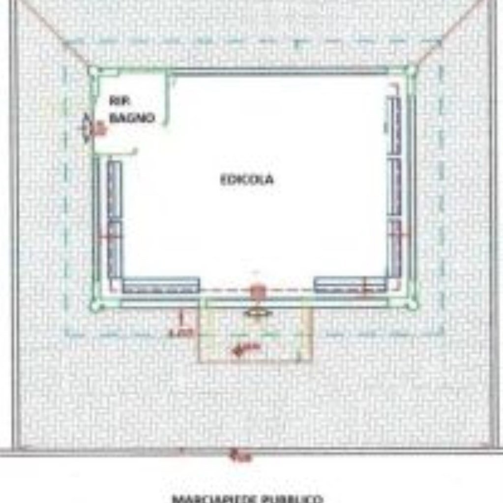 Edicole - Edicole con Chiosco Via p. C. S. Nasica, 103, Castenaso - planimetria 1