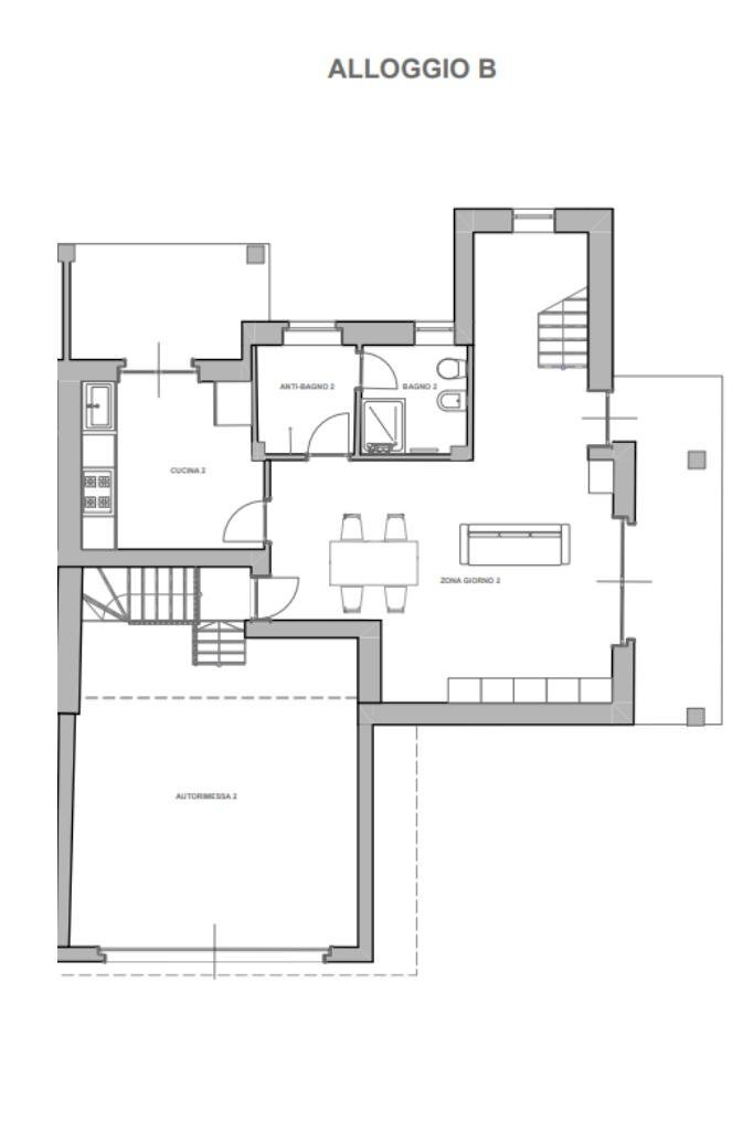 Terraced Villa Via Don Mosetto, Ivrea - floor plans 1