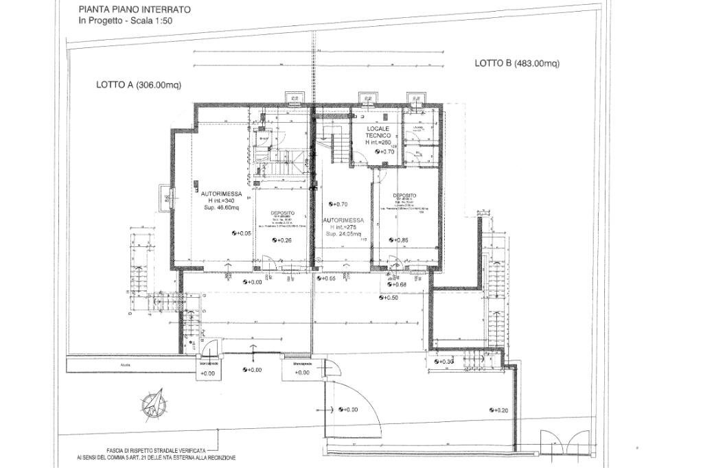Portion of a house Via Vittorio Alfieri, Druento - floor plans 1