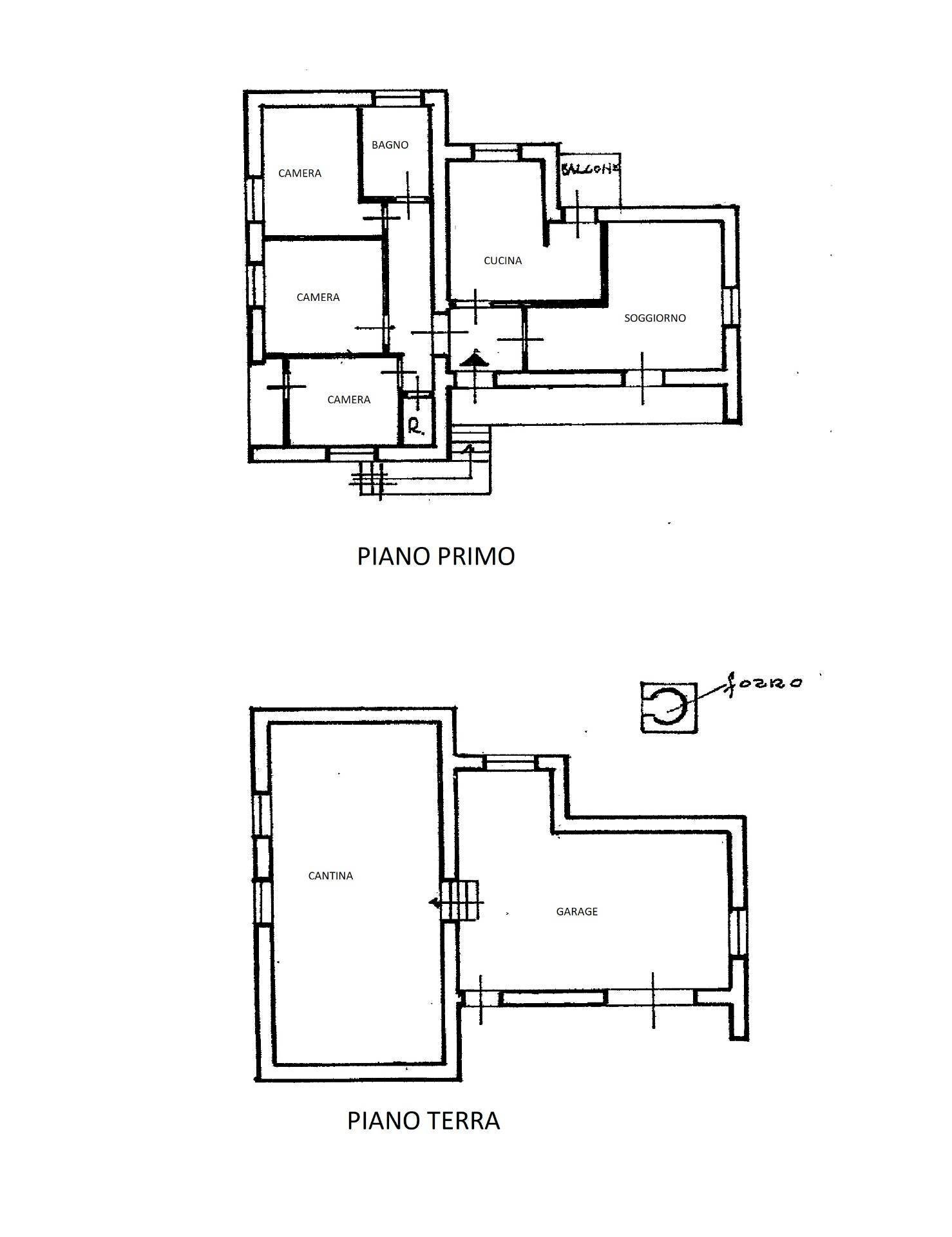 Foto 39 - Villa Acquasparta-Casteldelmonte, Acquasparta - planimetria 1