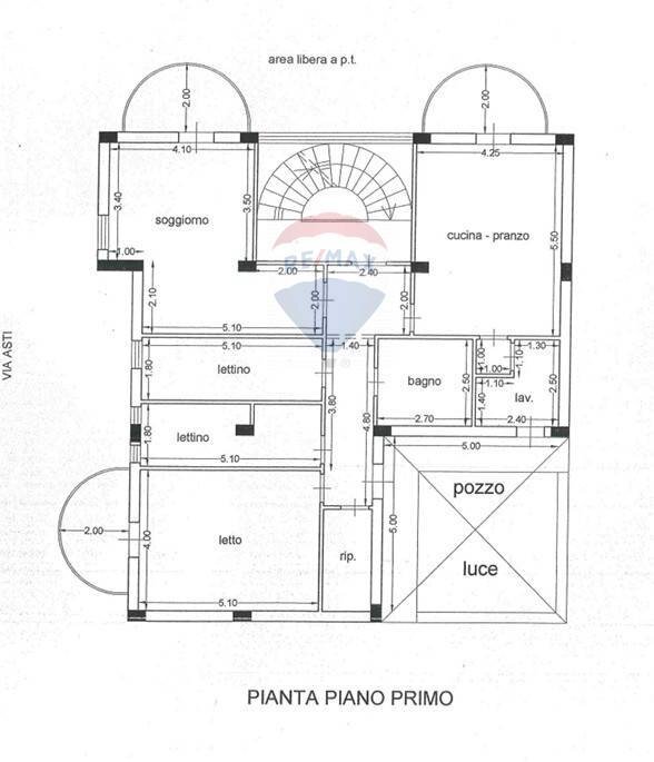 Pianta 2D - Terreno edificabile Via Asti
 
snc, Paterno - foto 3