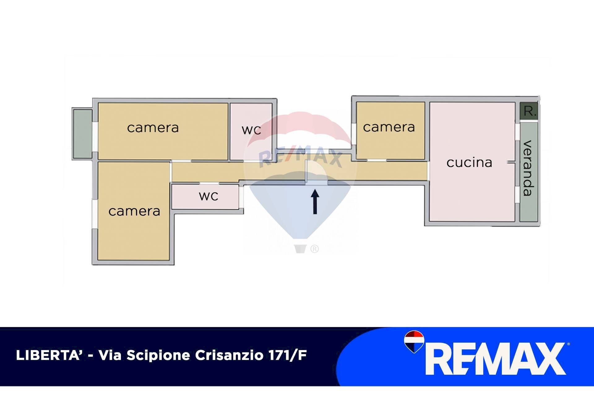 Pianta 2D - Quadrilocale Via Scipione Crisanzio
 
171, Bari - foto 3