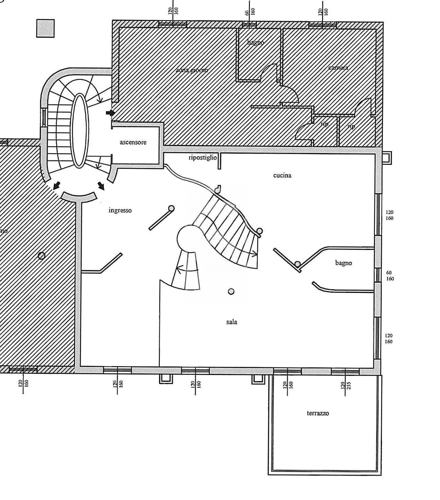 Foto 57 - Attico Località Brodazzo
 
1, Desenzano del Garda - planimetria 1