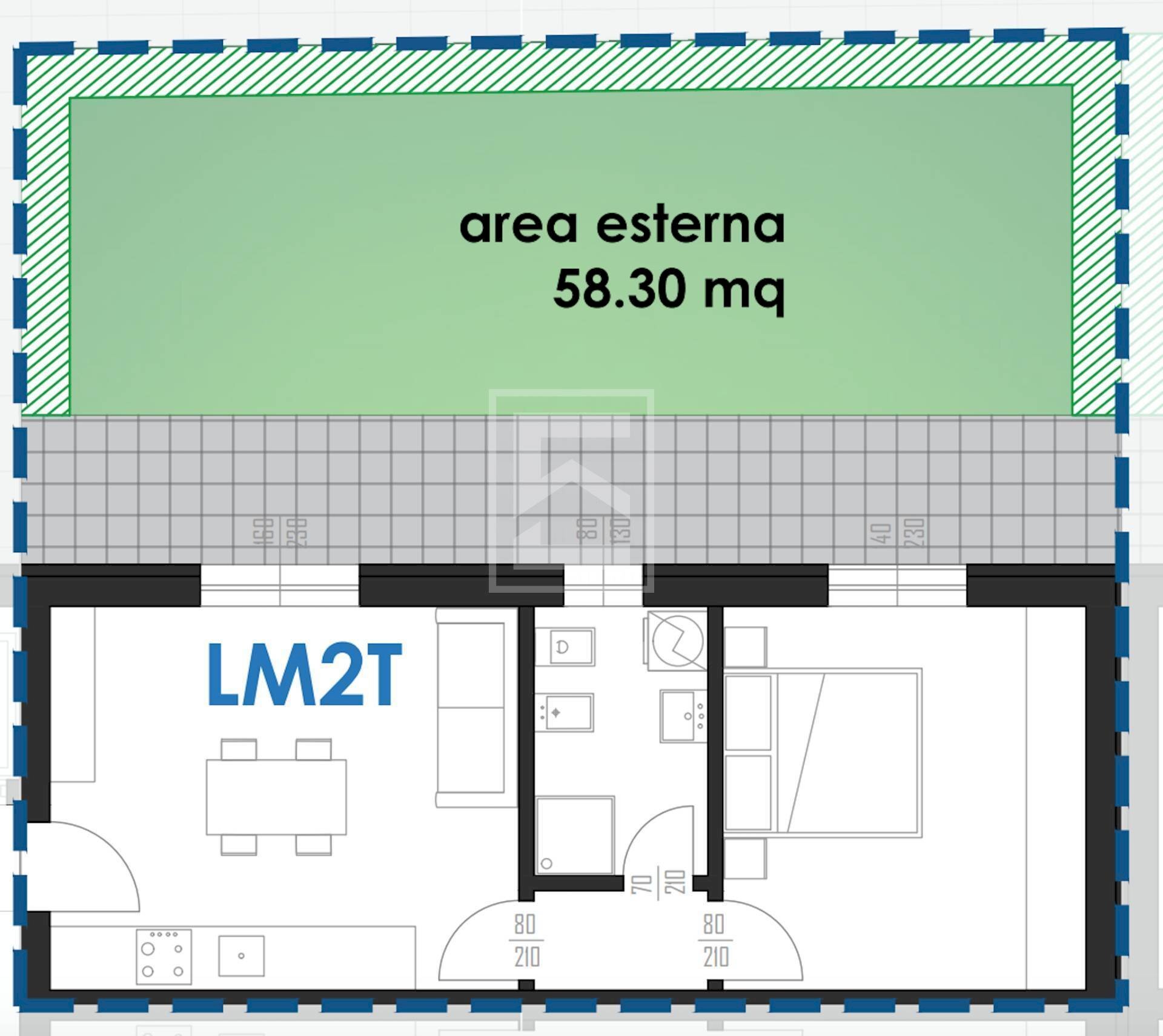 Foto 27 - Two-room apartment Via Del Pesco, Lonato del Garda - floor plans 1