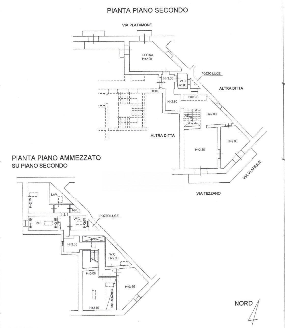 Foto 16 - Appartamento Via Tezzano
 
8, Catania - planimetria 1