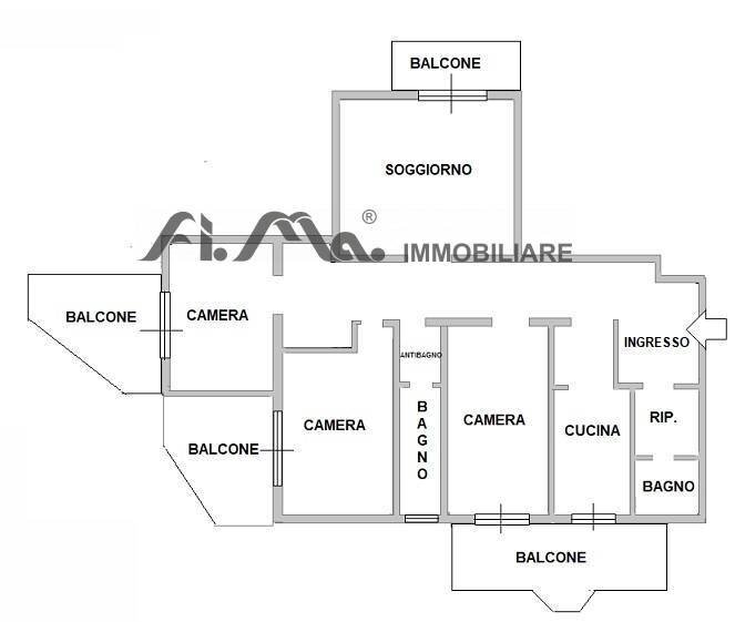 Foto 8 - Apartment Corso Italia, Savona - floor plans 1