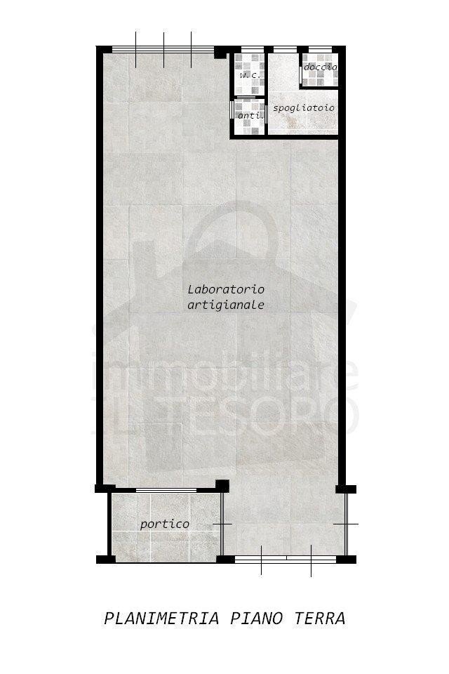 Warehouse via dell'Olmo, Santarcangelo di Romagna - floor plans 1
