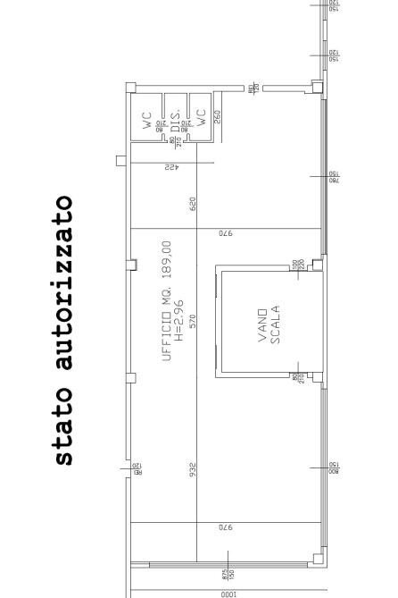 Ufficio viale Industria, Stezzano - planimetria 1