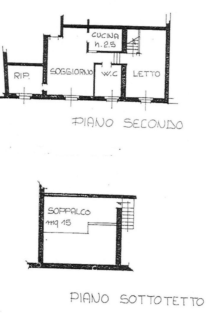 Appartamento via Postierla, Castrocaro Terme e Terra del Sole - planimetria 1