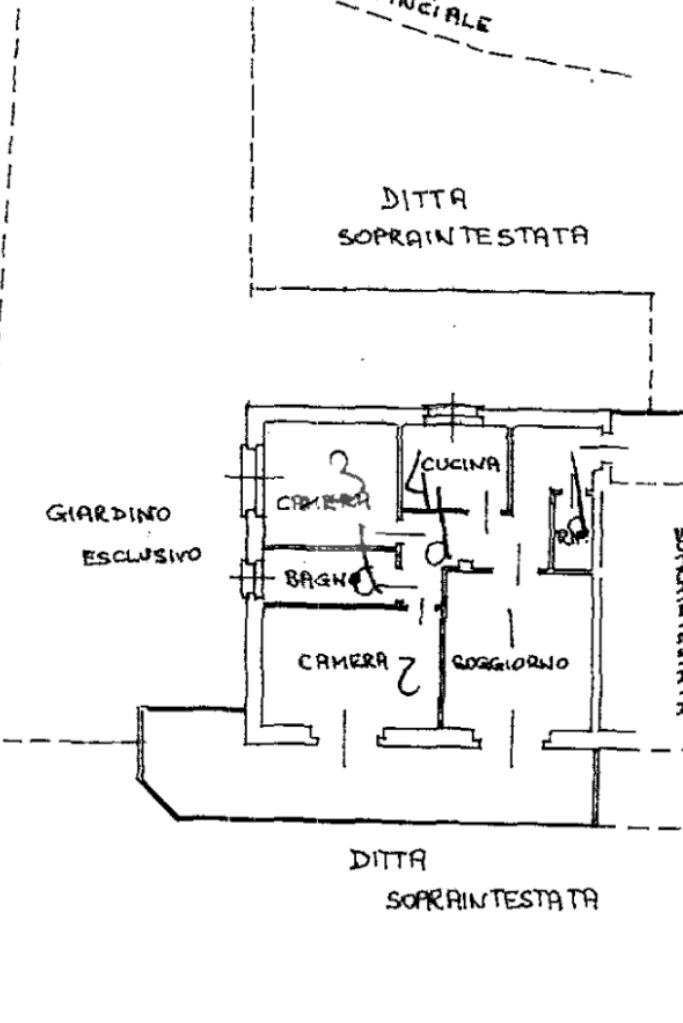 Four-room apartment Via celle, Villar Dora - floor plans 1