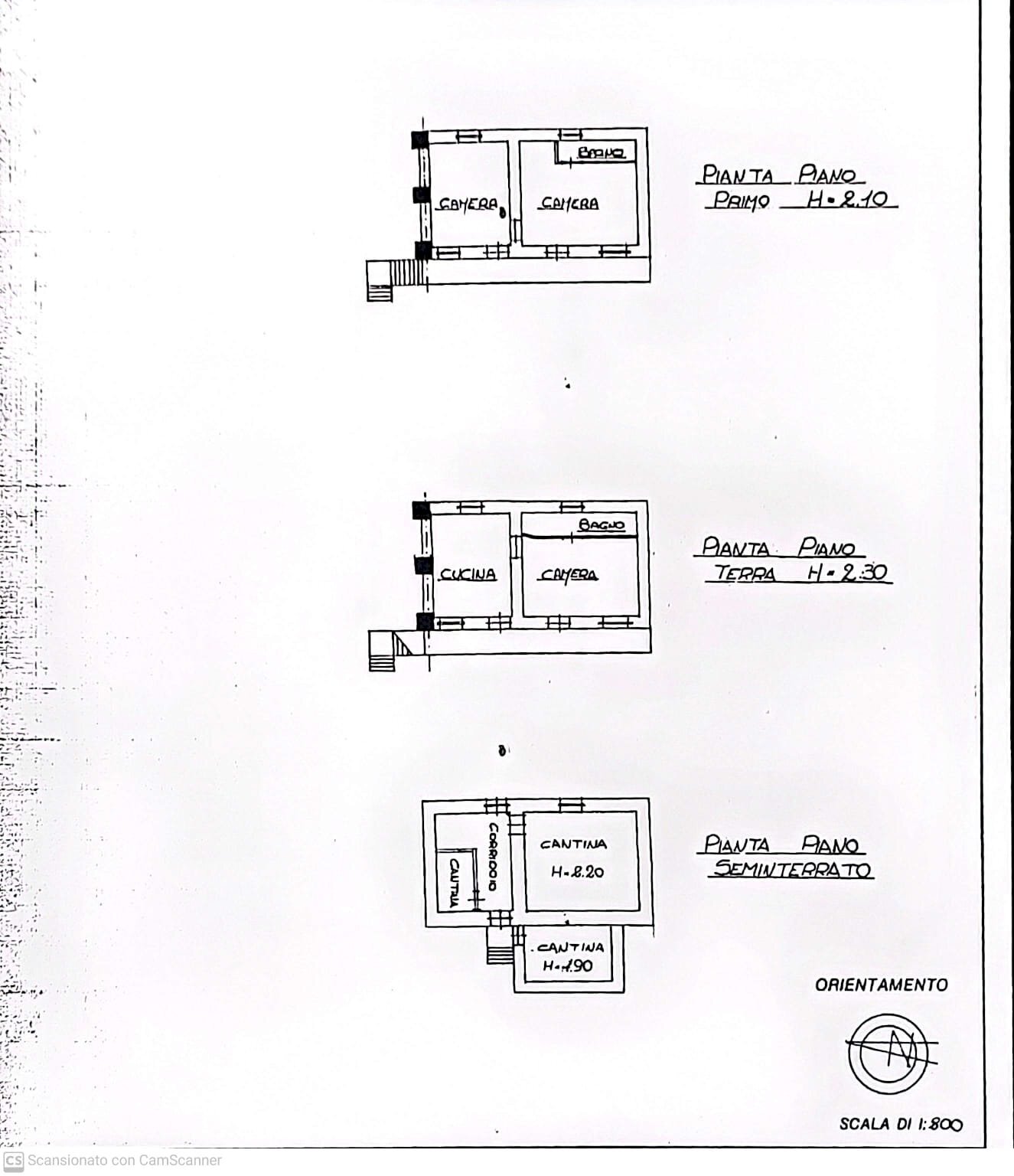 Casa semi indipendente via Riva Masini, 18, Barge - planimetria 1