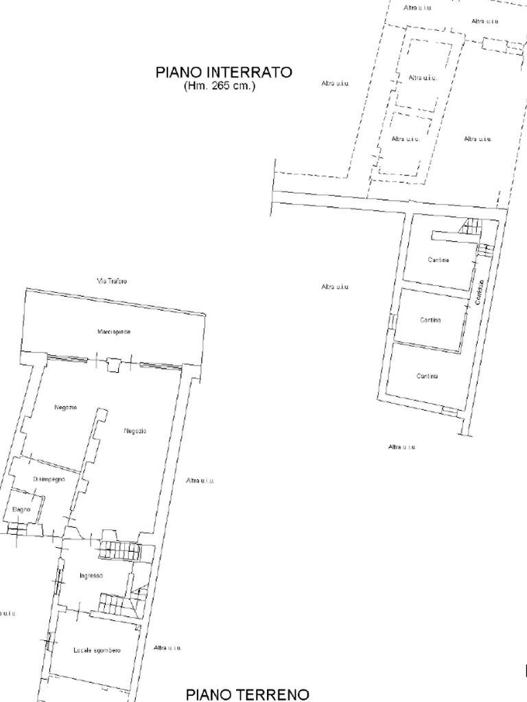 Trilocale Via traforo, Bussoleno - planimetria 1