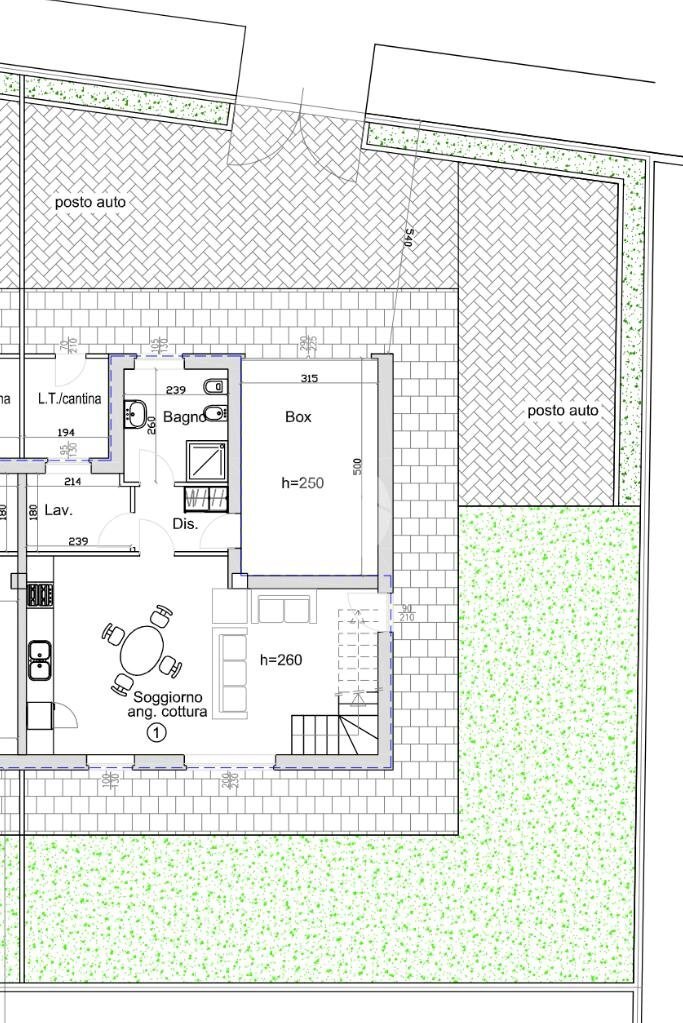 Porzione di casa Via verdi, Rivalta di Torino - planimetria 1