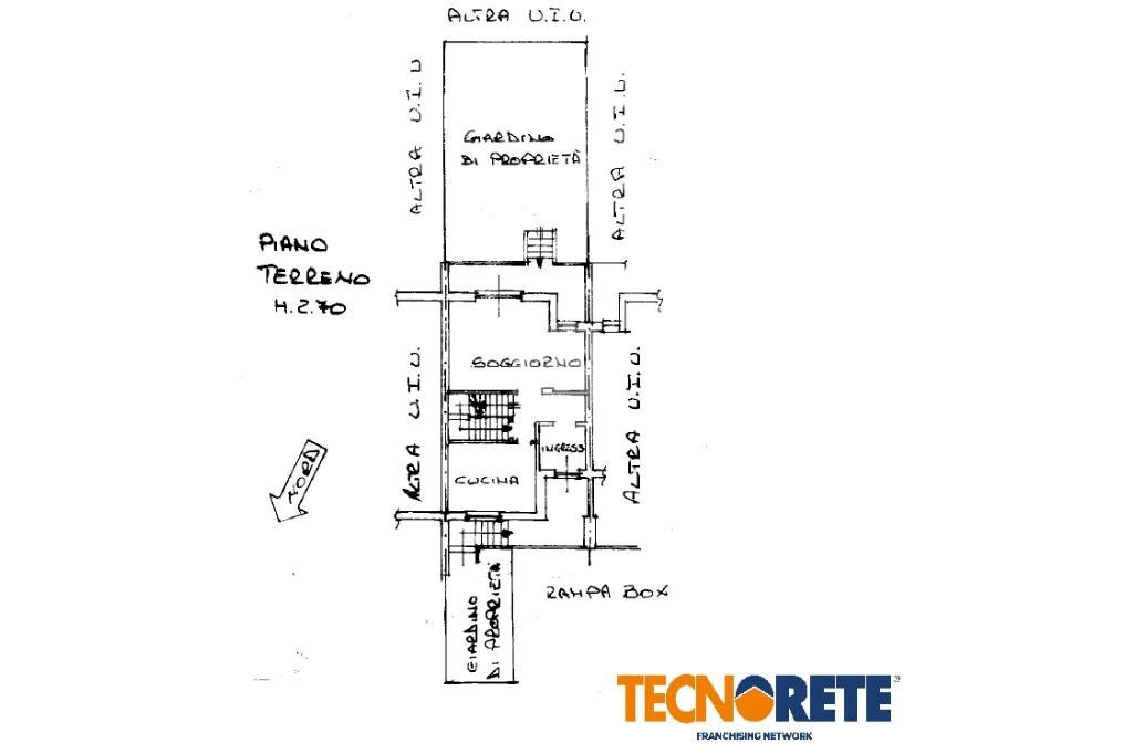 Villa a Schiera Via Salgari, Gassino Torinese - planimetria 1