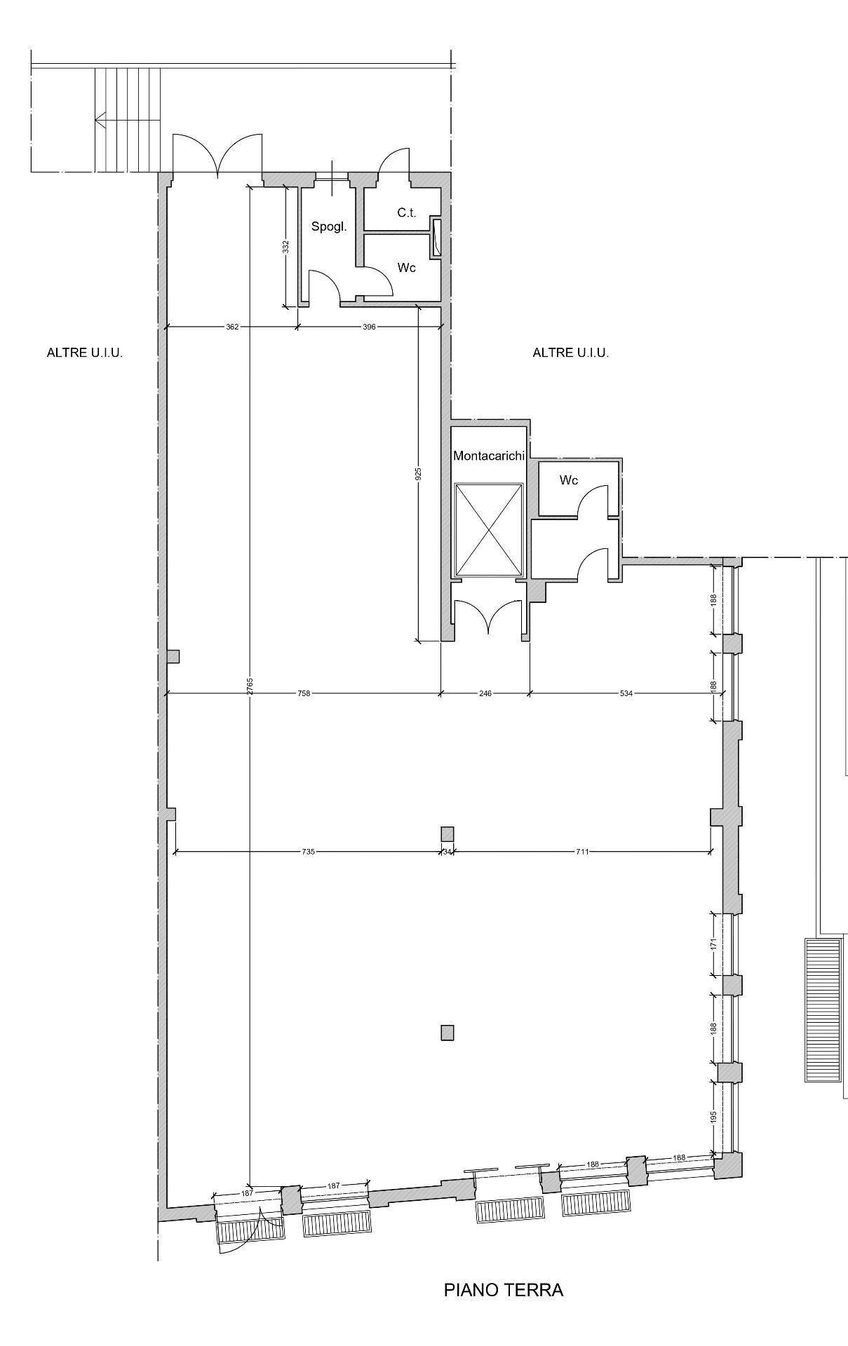 Foto 2 - Locale Commerciale Via Bruere
 
3, Rivoli - planimetria 1