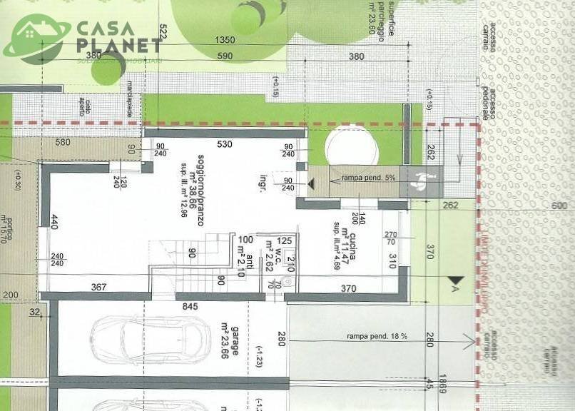 Foto 20 - Casa semi indipendente VIA MARIGNANA, Mogliano Veneto - planimetria 1