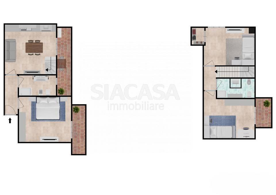 Foto 21 - Quadrilocale via Sandro Pertini
 
5, Cavenago di Brianza - planimetria 1