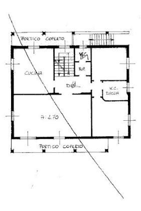 Villa via Francesco Carrara, Forte dei Marmi - planimetria 1