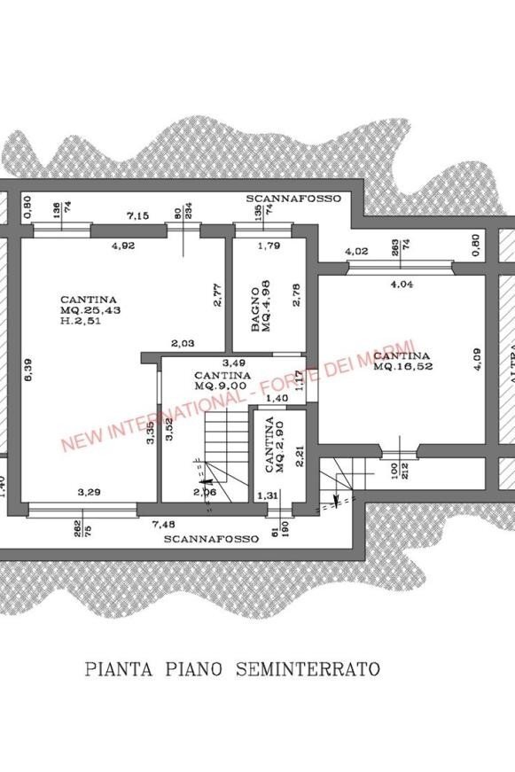 Villa via Antonio Gramsci, Montignoso - planimetria 1