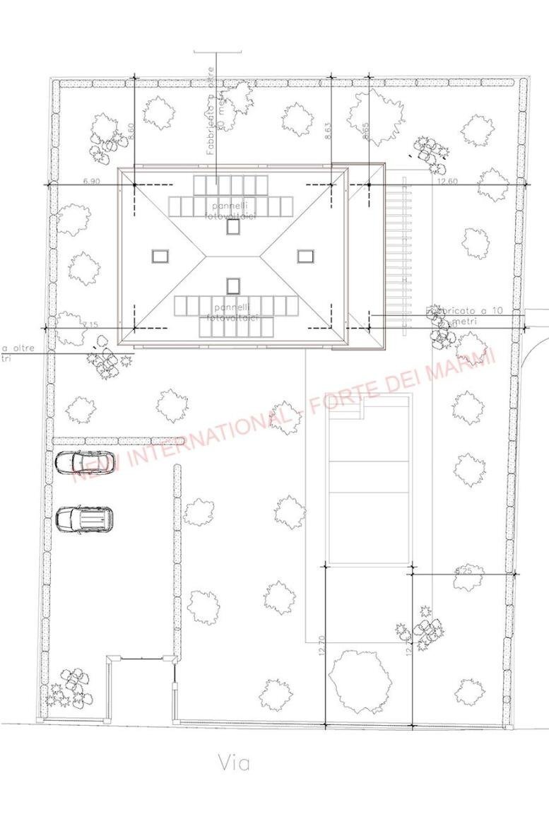 Villa via Matteo Civitali, Forte dei Marmi - planimetria 1