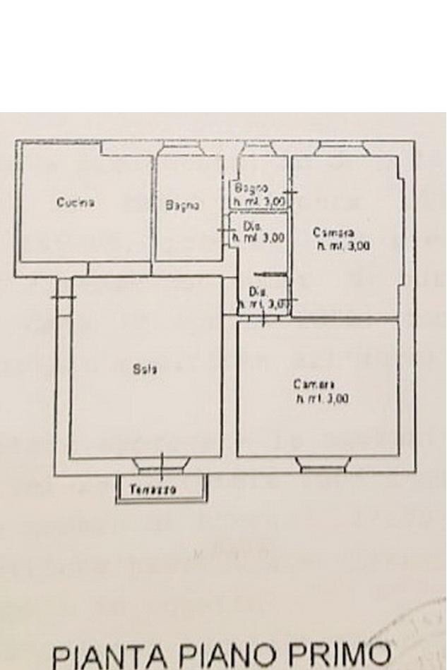 Apartment via della Barbiera, Forte dei Marmi - floor plans 1