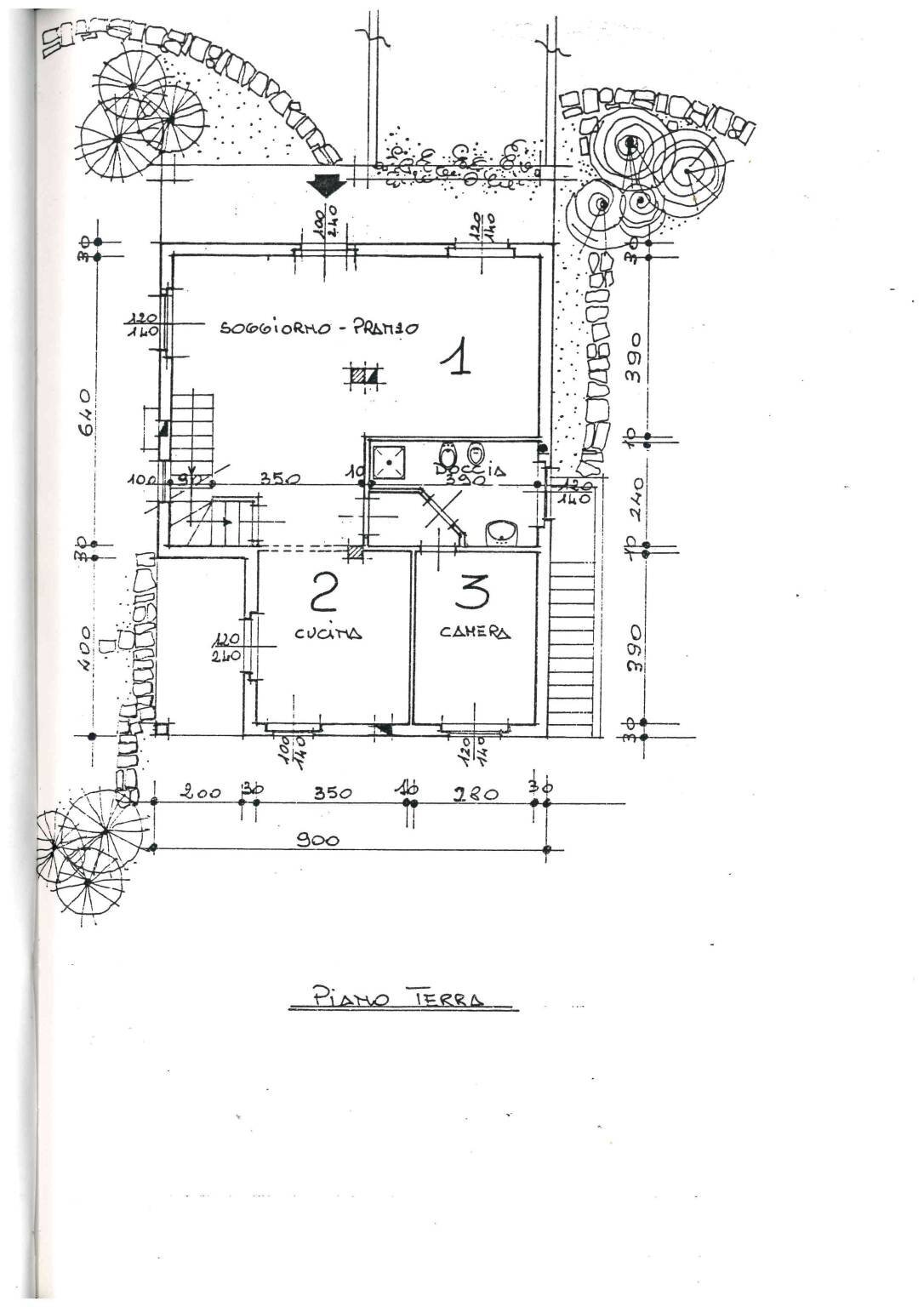 Villa via Papa Giovanni XXIII, Borgo Ticino - planimetria 1