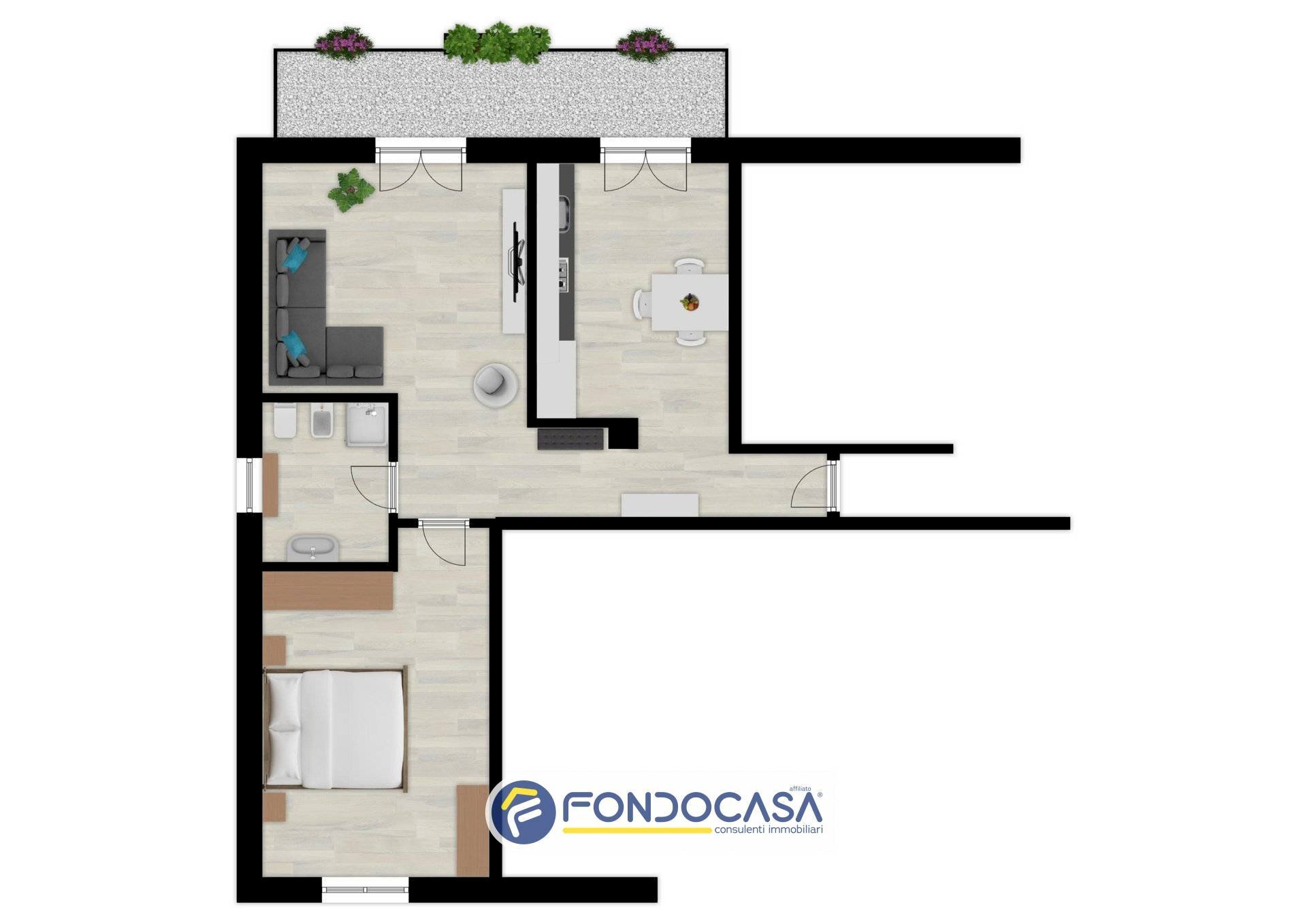 Foto 21 - Trilocale Via Sant'Ambrogio, Andora - planimetria 1